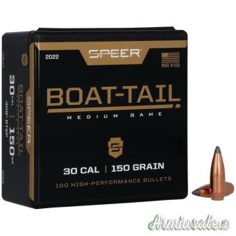 SPEER Palle Boat Tail 308" 150gr Spitzer BTSP #2022 (100pz)