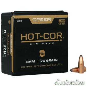 SPEER Palle Hot-Cor 323" (8mm) 170gr Semi-Spitzer SP HCSS #2283 (100pz)