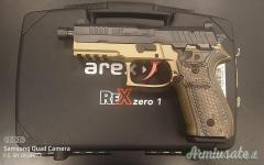 PISTOLA AREX REX MOD. ZERO 1 TACTICAL SABBIA FLAT DARK EARTH  9x21mm IMI