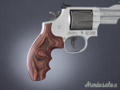 HOGUE Guance in Legno S&W K/L Round Rosewood Laminate #19500