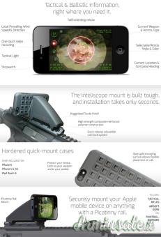 inteliSCOPE Adattatore Tactical per iPhone iOS