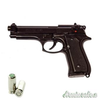 Pistola a Salve BRUNI 92 Cal.8 Top Firing Nera