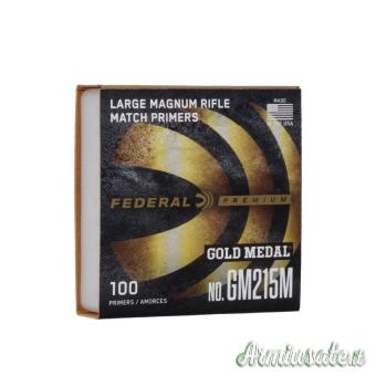 Inneschi FEDERAL Gold Medal Match Primers GM215M Large Rifle Magnum (100pz)
