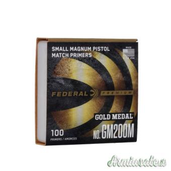 Inneschi FEDERAL Gold Medal Match Primers GM200M Small Pistol Magnum (100pz)