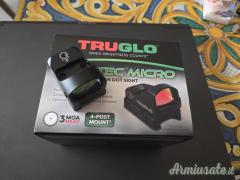 TRUGLO TRU•TEC™ MICRO SUB–COMPACT OPEN RED DOT SIGHT