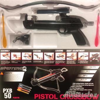 SKORPION Pistola Balestra PXB 50 Corpo in Plastica
