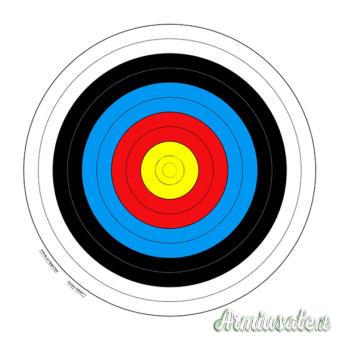 ARROWHEAD Bersagli FITA 60 cm (10pz)