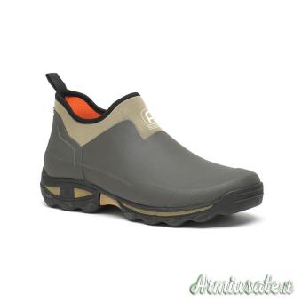 Scarpa Stivale in Caucciù Rouchette CLEAN LAND Kaki Taglia 42