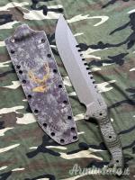 Busse Custom Fusion Battle Saw Knife W/Custom Kydex Sheath!