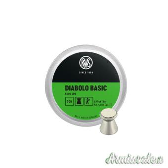 RWS Pallini Diabolo Basic 4.50mm 0.45g/6.95gr (500pz)