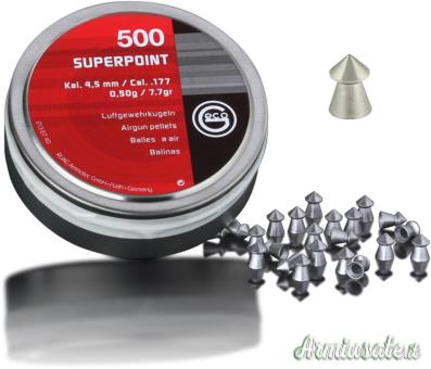 GECO SUPERPOINT Diabolo 4.50mm 0.50g/7.70gr (500pz)