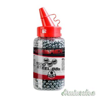 UMAREX BB's Sferico in Acciaio 4.5mm 0.35g/5.40gr (1.500pz)