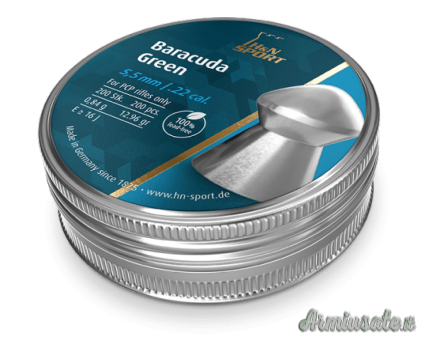 H&N Baracuda Green 5.50mm 0,84g/12.96gr (200pz)