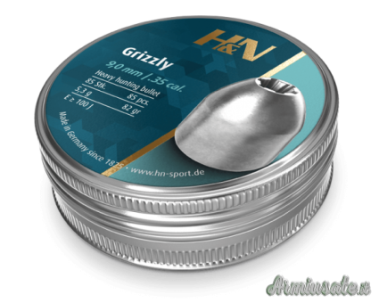 H&N Grizzly 9.0mm 5,3g/82gr (60pz)