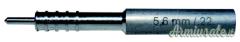 BALLISTOL Adattatore per Pezzuole in Alluminio cal 5.5mm filettatura interna 1/8
