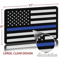 TEKMAT Police Blue Line Support Gun Cleaning Mat Tappetino Pulizia Armi #R17-POLICE