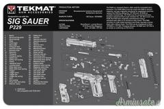 TEKMAT Sig Sauer P229 Gun Cleaning Mat Tappetino Pulizia Armi con Esploso #R17-SIGP229