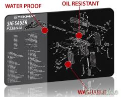 TEKMAT Sig Sauer P238 Gun Cleaning Mat Tappetino Pulizia Armi con Esploso #R17-SIGP238