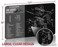 TEKMAT Sig Sauer P238 Gun Cleaning Mat Tappetino Pulizia Armi con Esploso #R17-SIGP238