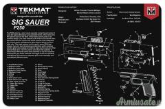 TEKMAT Sig Sauer P250 Gun Cleaning Mat Tappetino Pulizia Armi con Esploso #R17-SIGP250