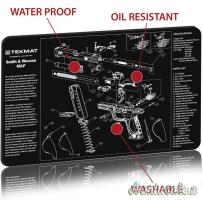 TEKMAT Smith & Wesson M&P Gun Cleaning Mat Tappetino Pulizia Armi con Esploso #R17-SW-MP