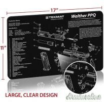 TEKMAT Walther PPQ Gun Cleaning Mat Tappetino Pulizia Armi con Esploso #R17-WAL-PPQ