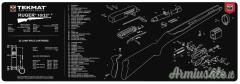 TEKMAT Ruger 10/22 Gun Cleaning Mat Tappetino Pulizia Armi con Esploso #R36-1022