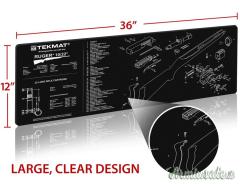 TEKMAT Ruger 10/22 Gun Cleaning Mat Tappetino Pulizia Armi con Esploso #R36-1022