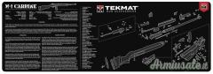TEKMAT M1 Carbine Gun Cleaning Mat Tappetino Pulizia Armi con Esploso #R36-M1-CARB