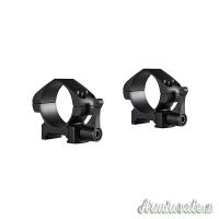 HAWKE Anelli Precision 30mm Bassi per Base Weaver con Leva #23015