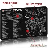 TEKMAT CZ 75  Gun Cleaning Mat Tappetino Pulizia armi con esploso #R17-CZ75