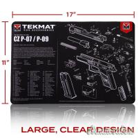 TEKMAT CZ P-07/09 Gun Cleaning Mat Tappetino Pulizia armi con esploso #R17-CZP07