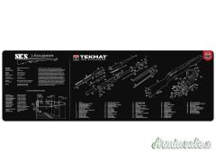 TEKMAT SKS Gun Cleaning Mat Tappetino Pulizia Armi con Esploso #R36-SKS