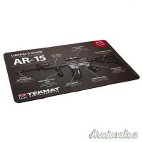 TEKMAT AR-15 Liberal's Guide Gun Cleaning Mat 28x43cm #R17-AR15-MEDIA