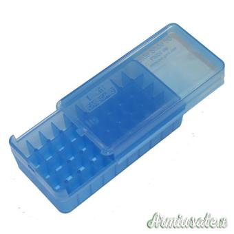 MTM P-50-SS-9 Scatola Portacolpi a Scorrimento Laterale Blu Trasparente