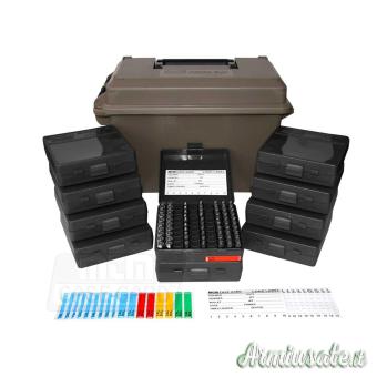 MTM ACC-9 Cassetta Ammo Can Combo con Maniglia + 10 Scatole P-100-9