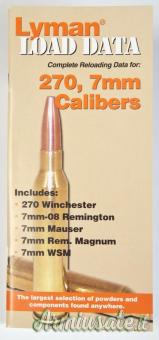 LYMAN Load Data for 7mm, .270 Calibers #9780012