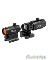 Red dot con ingranditore 3X