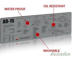 TEKMAT AR-15 Grey Gun Cleaning Mat Tappetino Pulizia Armi con Esploso #R36-AR15-GY
