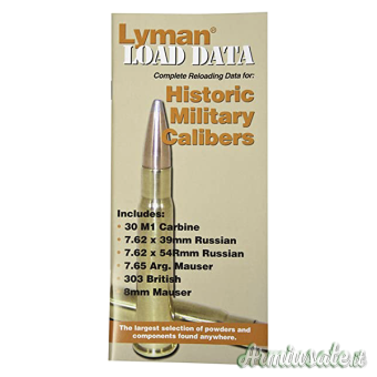 LYMAN Load Data Historic Military Calibers #9780016
