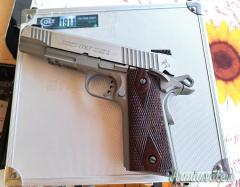 COLT GOVERNAMENT 1911 RAIL STAINLESS C02 FULL METAL Cybergun