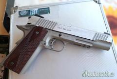 COLT GOVERNAMENT 1911 RAIL STAINLESS C02 FULL METAL Cybergun
