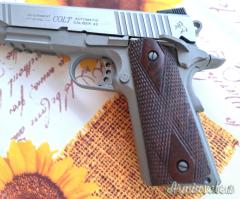 COLT GOVERNAMENT 1911 RAIL STAINLESS C02 FULL METAL Cybergun