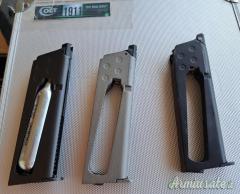 COLT GOVERNAMENT 1911 RAIL STAINLESS C02 FULL METAL Cybergun