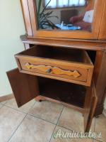 Fuciliera angolare in legno - 5 posti - come nuova!