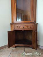 Fuciliera angolare in legno - 5 posti - come nuova!