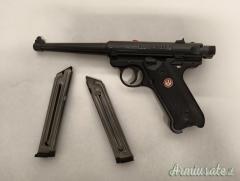 Ruger | Sturm MARK IV .22 LR Long Rifle, SPLENDIDA PISTOLA COMPLETA DI VALIGETTA E DOPPIO CARICATORE