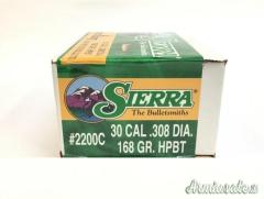 SIERRA MATCHKING CAL.30 168 GR.