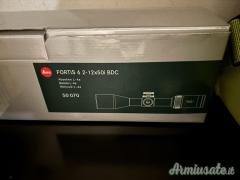 Cannocchiale Leica Fortis 6 2-12x50i con torretta balistica e attacco Blaser