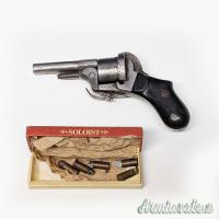 Revolver storico artigiano, calibro 6,5